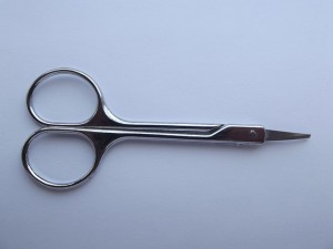scissors needed for a project to make cheap nasal strips